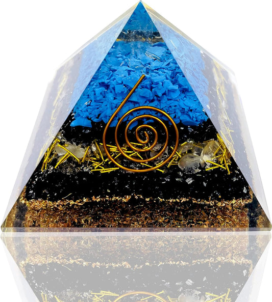 Black Tourmaline Orgone Pyramid Protection Meditation Reiki